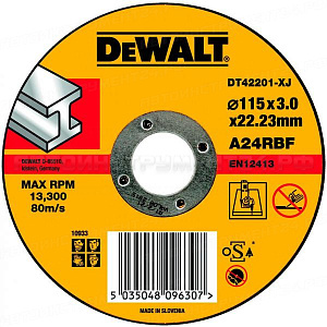Диск отрезной DeWalt DT 42201