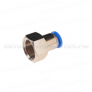 Фитинг RF-SPCF10-04 для пластиковых трубок 10мм с внутренней резьбой 1/2" ROCKFORCE /1 NEW