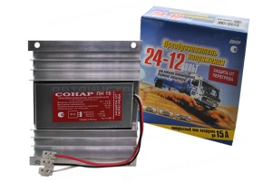 Преобразователь напряжения "Сонар" 24/12V, 15А