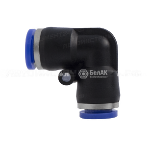 Фитинг пластиковый L-образный (угловой) PUL D=10 мм