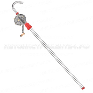 Насос бочковой для перекачки топлива роторный D=32мм алюминевый 25л/мин L=40-1100мм