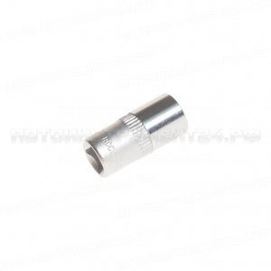 Головка торцевая 8мм 1/4" 12-гранная L=25мм ROCKFORCE RF-52908 /1/50
