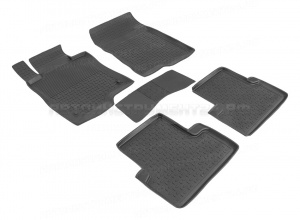 Коврики Honda Accord 2008-2013г (VIII) резиновый с выс. борт. (Seintex)