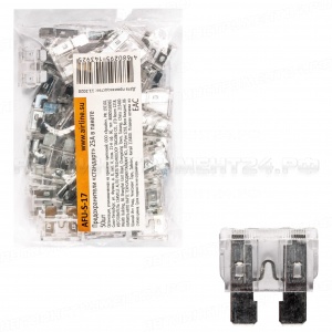 Предохранители "стандарт" 25A в пакете 50шт AIRLINE, AFU-S-17