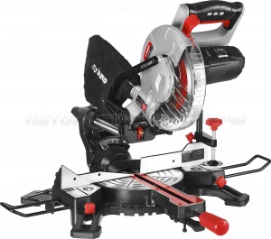 Пила торцовочная, ЗУБР ЗПТ-210-1600 ПЛ, d= 210 x 30 мм, 1600 Вт, 5000 об/мин, лазер, удлинители стола