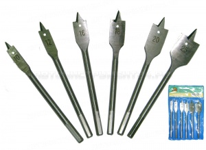 Набор перьевых сверл п/дер. 6пр. 10-25/150мм 30514