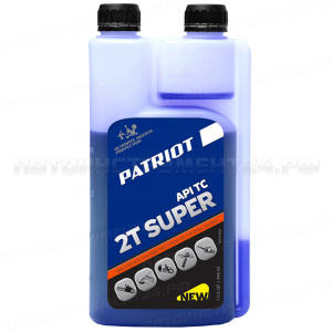 Масло полусинт. PATRIOT SUPER ACTIVE 2T дозаторная 0,946л., 850030569