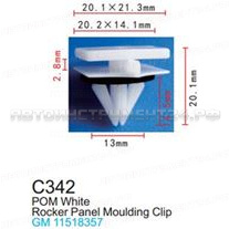 Клипса для крепления внутренней обшивки а/м GM пластиковая (100шт/уп.) Forsage клипса F-C342( GM )