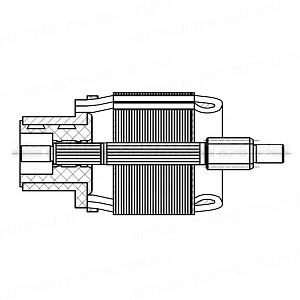 Ротор стартера для автомобилей Chevrolet Cruze (09-) 1.6i/1.8i StartVolt, SR 0551