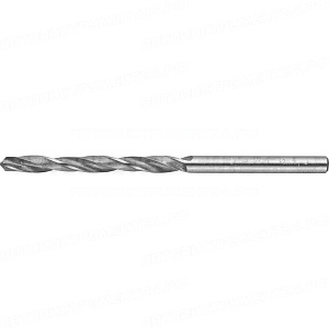 Сверло по металлу, сталь Р6М5, класс В, ЗУБР 4-29621-080-4.3, d=4,3 мм