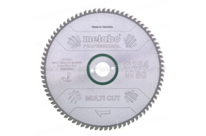 Пильный диск 250х2,8/2,2х30,Z=80FZ/TZ5neg2NL TS/P/ Metabo