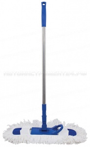 Швабра "Флаундер-3", телескоп. ручка, платформа металлическая рамка, сменная насадка из микрофибры