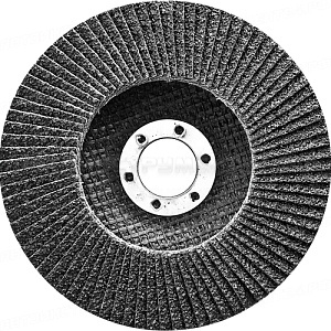 Круг лепестковый торцевой, конический, Р 40, 115 х 22,2 мм СИБРТЕХ