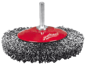 Щётка №064; 210006120 d-100 для дрели вогнутая,гофрирован.