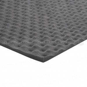 Шумоизоляция (звуко) "Виолон Гамма Волна 15" (75*100 см), КС, 15 мм, ППУ волн.формы