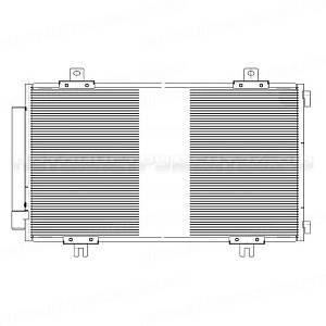 Радиатор кондиционера для автомобилей SX4 II (S-Cross) (13-)/Vitara II (14-) 1.6i LUZAR, LRAC 2464