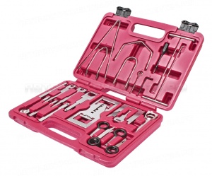 Набор инструментов для демонтажа авторадиоаппаратуры 46 предметов универсальный в кейсе JTC