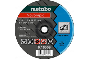 Круг отр сталь Novorapid 180x1,6x22,23 Metabo