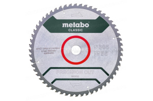 Пильный диск 305x30 HM,56WZ 5отр,д.торцовок Metabo