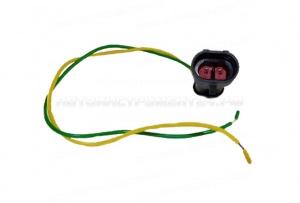 Разъем 2-х контактный овал АМР "мама" Жгут 7