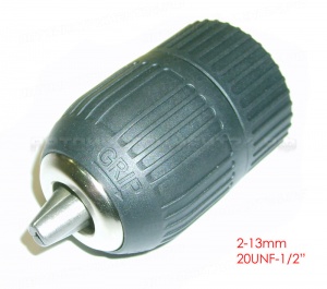 Патрон быстрозажимной "lock" 2,0-13мм 1/2" 35504