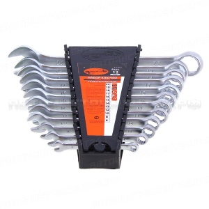 Набор ключей комбинированных, рожково-накидных 12 предметов (6-22мм) Евро с промежуточными размерами