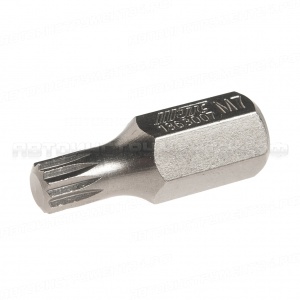 Бита SPLINE М7х30мм 10мм S2 JTC