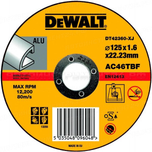 Диск отрезной DeWalt DT 42360