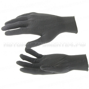 Перчатки нейлон, 13 класс, черные, XL. Россия