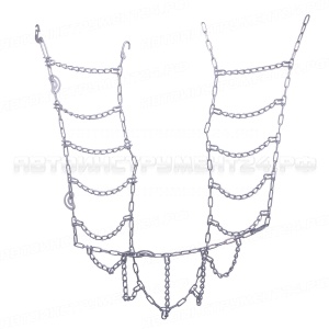 Цепи колёсные противоскольжения грузовые R-22.5 275/70-75-80 , МАЗ (серия-2200) комплект 2шт