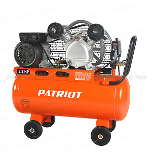 Компрессор PATRIOT PTR 50-260A, Ременной, 220В, 2 кВт, выход быстросъём, выход елочка 12 мм., 525306320