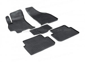 Коврики Chevrolet Lanos 1997-2009г резиновый "Сетка" (Seintex) 00204