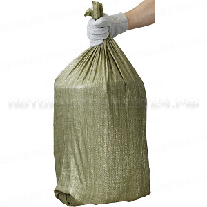Мешки полипропиленовые STAYER "MASTER", хозяйственные, зеленые, 105х55 см, 80л (40 кг), 10шт