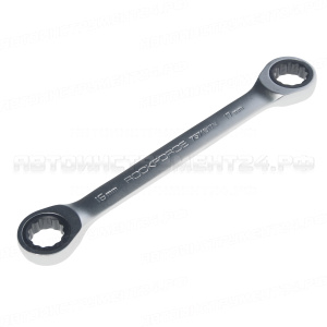 Ключ накидной RF-7571617M трещоточный 16х17мм ROCKFORCE /1 NEW