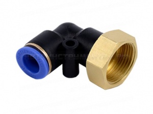 Фитинг трубок Г-образный внутренняя резьба PLF M22x1.5 d=12мм, шт