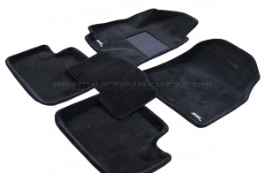 Коврики Lexus RX II/ Harrier 2003-2008г 3D черный "Royal Magic Mat"