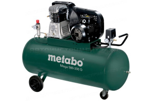 MEGA 580-200 D Компр.3кВт,580/м,400В,11б,200л Metabo