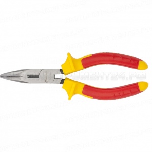 Длинногубцы изогнутые Insulated, 160 мм, двухкомпонентные рукоятки. MATRIX PROFESSIONAL