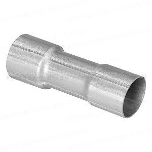 Соединитель труб глушителя под хомут d=45/d=50 L=150 (нержавеющая алюминизированная сталь) TRIALLI, EMP 4550