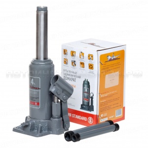 Домкрат бутылочный 4т S (MIN - 180 мм, MAX - 345 мм) AIRLINE, AJ-B-04S