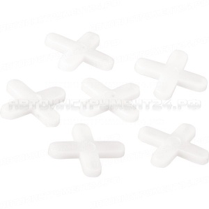 Крестики, 3 мм, для кладки плитки, 100 шт. СИБРТЕХ