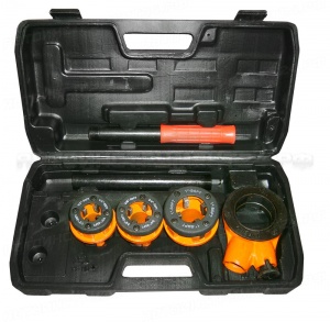Набор для нарезания трубной резьбы (клупп) 6пр. 3/4",1/2",1" 33946