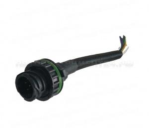 Разъем фонаря заднего байонет AMP (розетка 6 контактов с проводами) (уп.10 шт.)