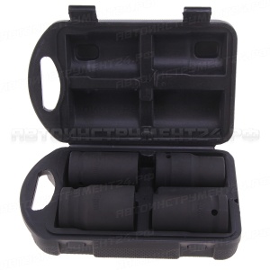 Набор головок ударных к гайковёртам (УКМ) 1" 4 предмета 24-27-32-38мм