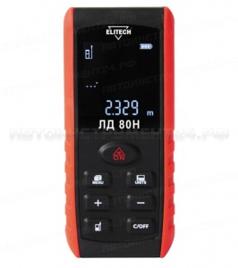 Лазерный дальномер Elitech ЛД 80Н