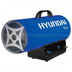 Газовый генератор горячего воздуха Hyundai (HI1, 30 кВт, X-motor, auto ignition, flame control, comp, H-HI1-30-UI581