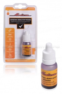 Герметик-фиксатор резьбы, неразъемный, высокой фиксации, 6 мл. AIRLINE, AG-AF-02