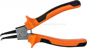 Щипцы для стопорных колец «загнутый разжим», 180 мм