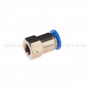 Фитинг RF-SPCF10-01 для пластиковых трубок 10мм с внутренней резьбой 1/8" ROCKFORCE /1 NEW