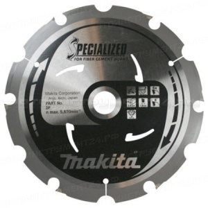 Пильный диск для цементноволокнистых плит, 125x20x1.6x10T Makita B-49236